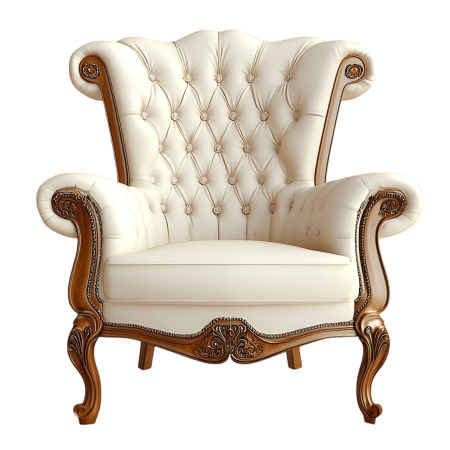 مبل کلاسیک سفید